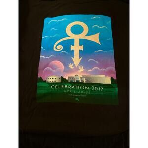PRINCE-GRAIL-2017 Celebration Tee - XL- NEW-Purchased at Paisley Park